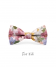 BRERA - KID or TEEN BOW TIE - PINK, BLUE & YELLOW