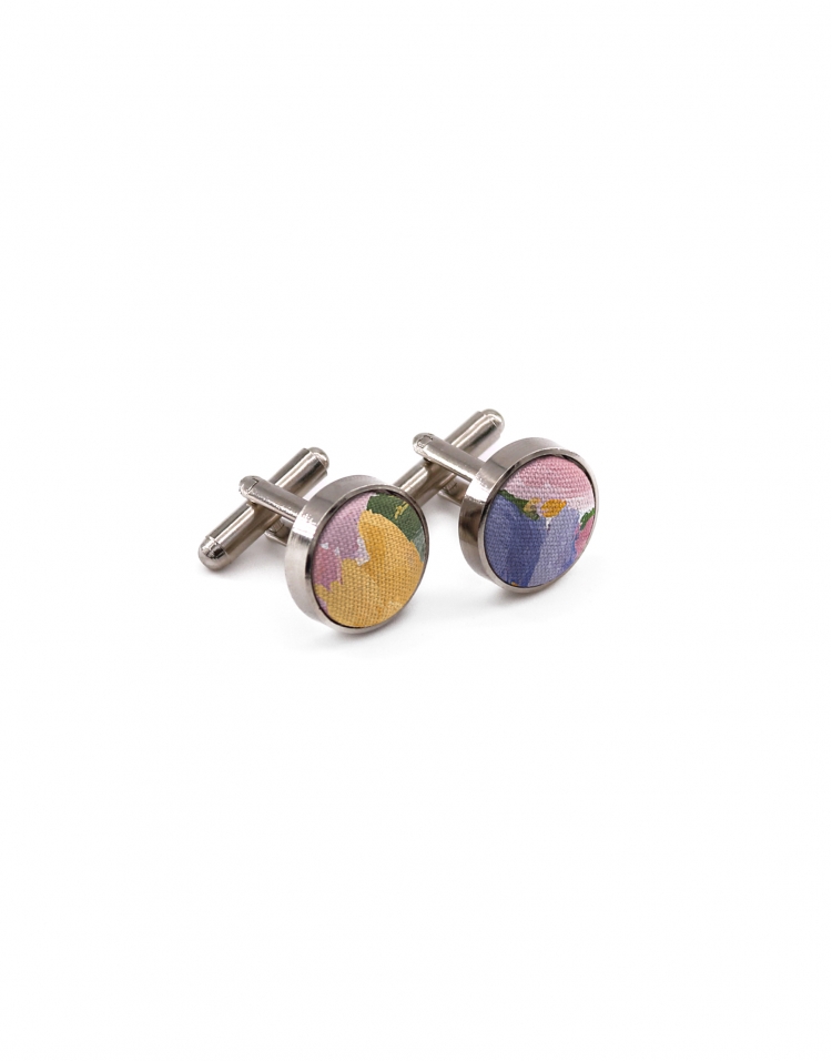 BRERA - FLORAL CUFFLINKS