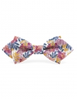 HANNAM - NOEUD PAPILLON FLEURI - DIAMOND - ROSE, BLEU & JAUNE