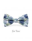 SANDTON - KID or TEEN BOW TIE - BLUE & TEAL