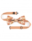 MOSMAN - FLORAL BOW TIE - CLASSIC - ORANGE