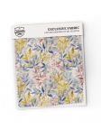 NASSIM - FLORAL POCKET SQUARE - BLUE, PINK & YELLOW