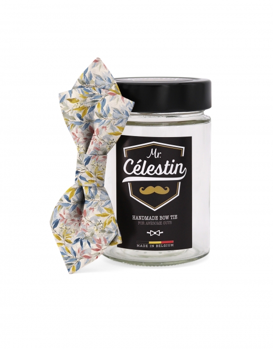 NASSIM - BLOEMEN STRIK - DIAMOND - BLAUW, ROZE & GEEL