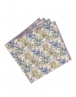 KEPPEL - BLOEMEN POCHET - BLAUW, KHAKI & MAUVE
