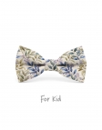 KEPPEL - KID or TEEN BOW TIE - BLUE, KHAKI & MAUVE