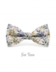 KEPPEL - KID or TEEN BOW TIE - BLUE, KHAKI & MAUVE