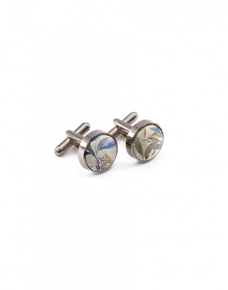 KEPPEL - FLORAL CUFFLINKS
