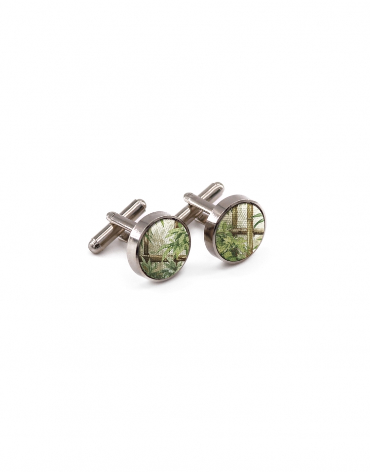 SHIJO - FLORAL CUFFLINKS