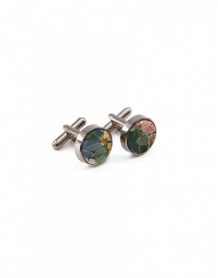 ROKKO - FLORAL CUFFLINKS