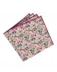 MINATO - BLOEMEN POCHET - FUCHSIA, GROEN & KHAKI
