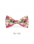 YORKVILLE - NOEUD PAPILLON ENFANT ou ADO - ROSE, ORANGE & BLANC