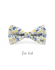 VISO - NOEUD PAPILLON ENFANT ou ADO - BLEU & JAUNE