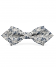 NEWTON - NOEUD PAPILLON FLEURI - DIAMOND - BLEU