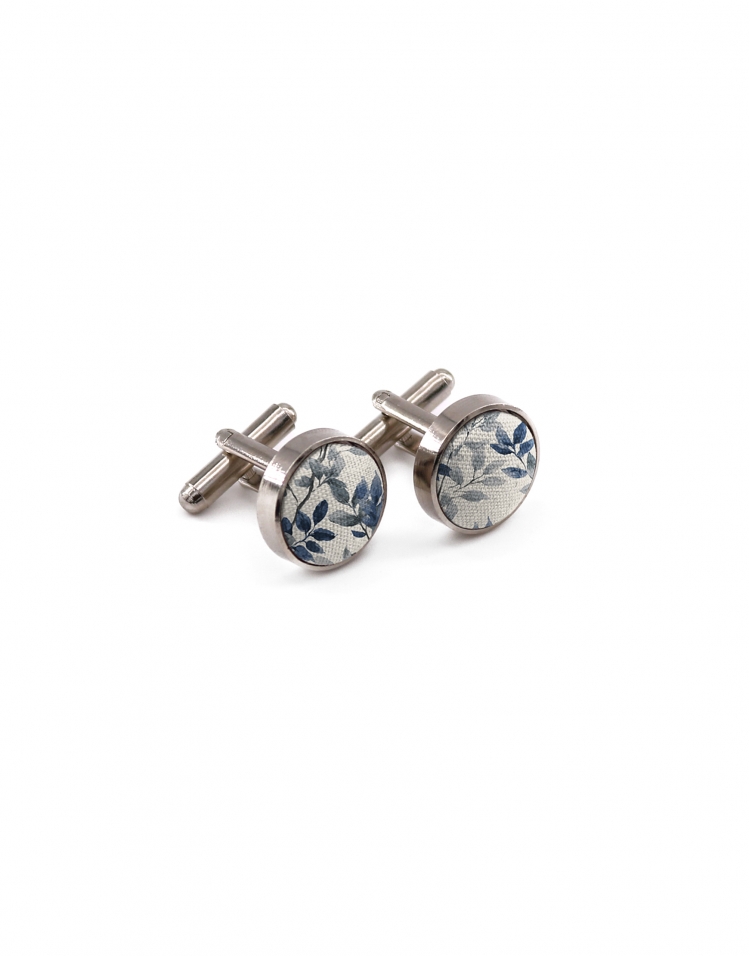 NEWTON - FLORAL CUFFLINKS