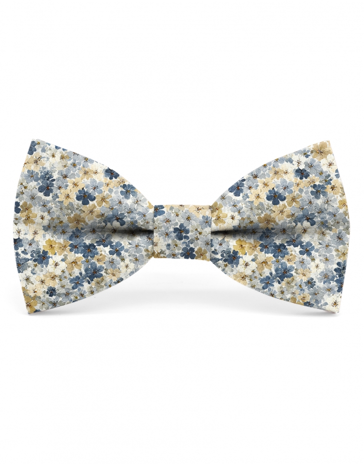 BARNES - BLOEMEN STRIK - CLASSIC - BLAUW & BEIGE