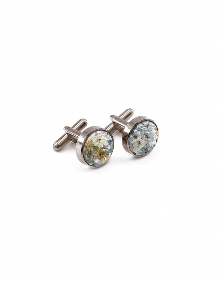 BARNES - FLORAL CUFFLINKS