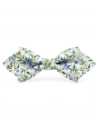 BELAIR - NOEUD PAPILLON FLEURI - DIAMOND - BLEU & VERT