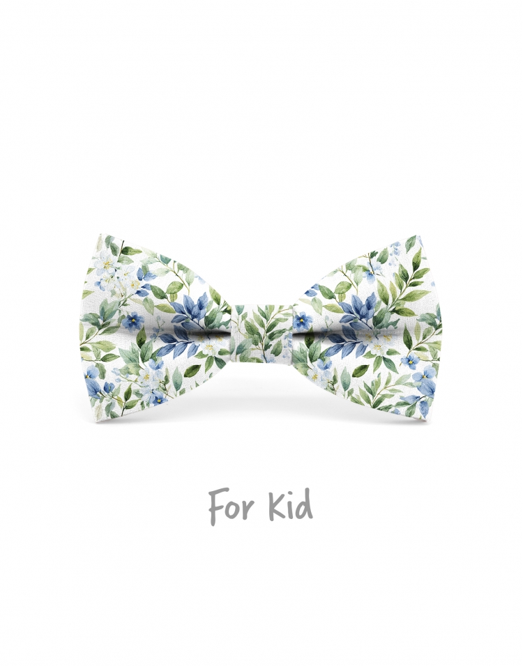 BELAIR - NOEUD PAPILLON ENFANT ou ADO - BLEU & VERT