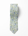 BELAIR - FLORAL TIE - BLUE & GREEN