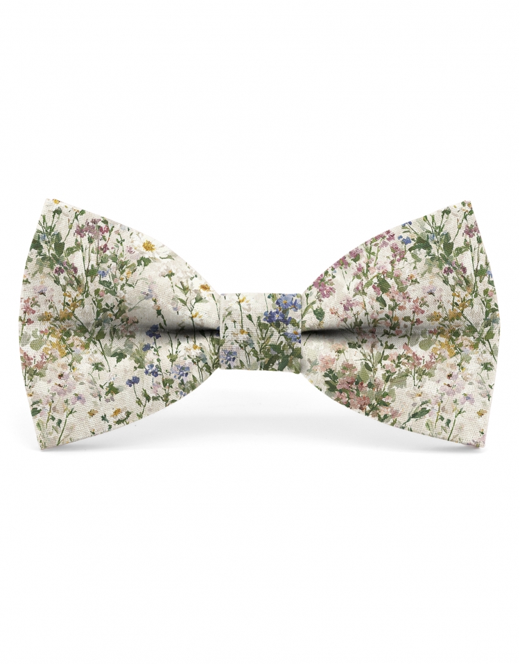 HOGGS - FLORAL BOW TIE - CLASSIC - GREEN