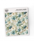 MAYFAIR - FLORAL BOW TIE - CLASSIC - TEAL & BEIGE