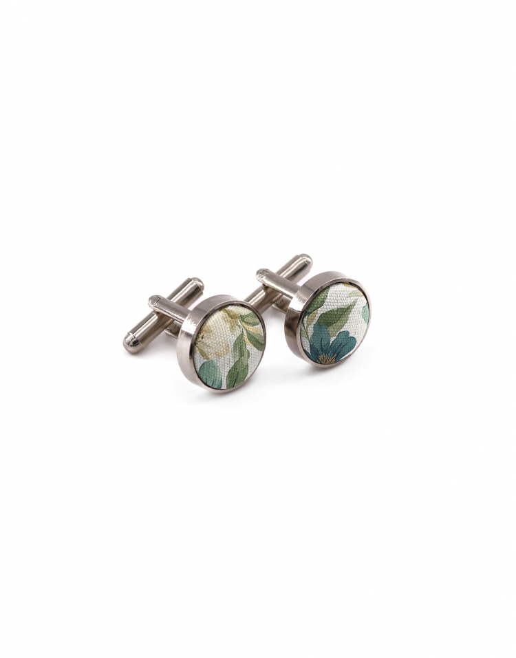 MAYFAIR - FLORAL CUFFLINKS