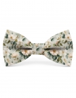 FOCH - FLORAL BOW TIE - CLASSIC - GREEN & PEACH