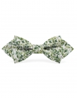 TRIBECA - NOEUD PAPILLON FLEURI - DIAMOND - VERT