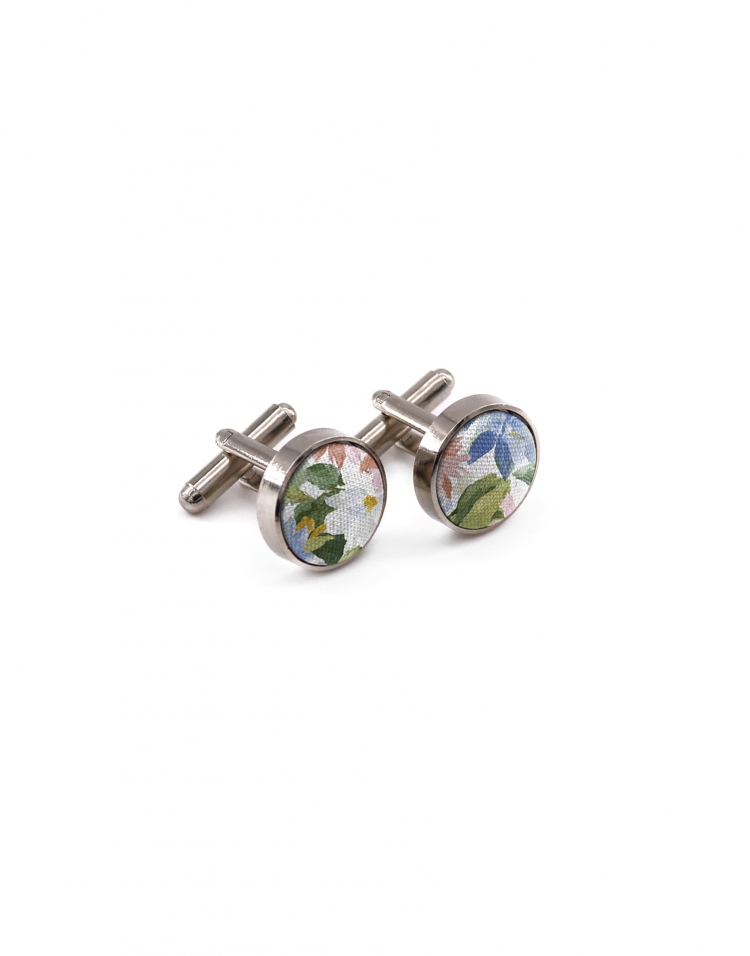 JAMSIL - FLORAL CUFFLINKS