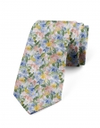JAMSIL - FLORAL TIE - GREEN, BLUE, PINK & YELLOW