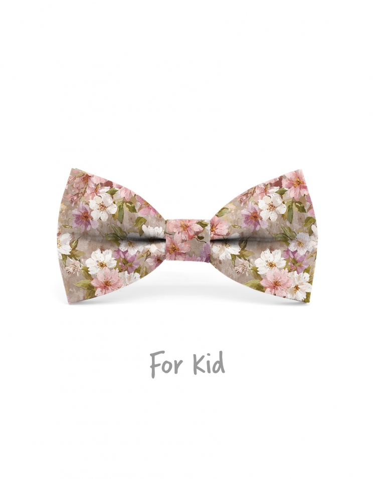 HILLSIDE - KID or TEEN BOW TIE - PINK