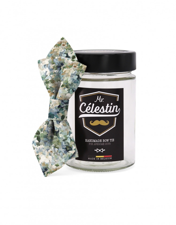 BANPO - BLOEMEN STRIK - DIAMOND - TEAL & BEIGE