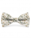 WESTMOUNT - FLORAL BOW TIE - CLASSIC - SAGE GREEN & BEIGE