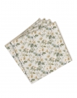 WESTMOUNT - BLOEMEN POCHET - SALIEGROEN & BEIGE