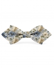 MONTAIGNE - BLOEMEN STRIK - DIAMOND - BLAUW, BEIGE & KHAKI
