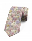 BELLEVUE - FLORAL TIE - PINK, MAUVE & YELLOW