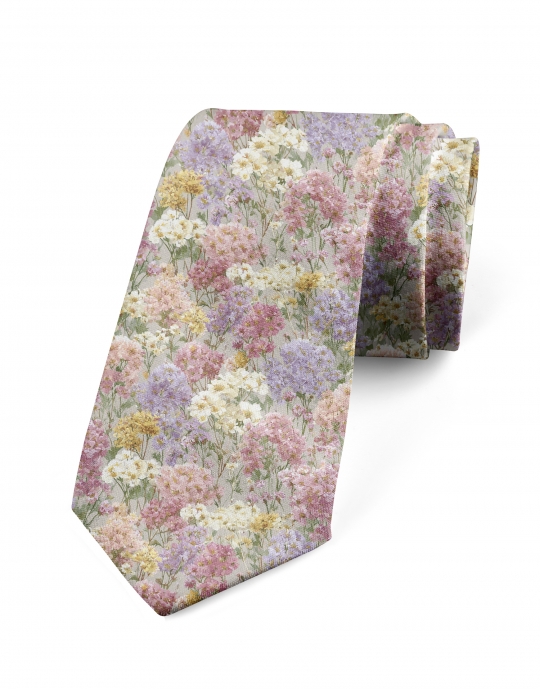 BELLEVUE - DAS - BLOEMMOTIEF - ROZE, MAUVE & GEEL