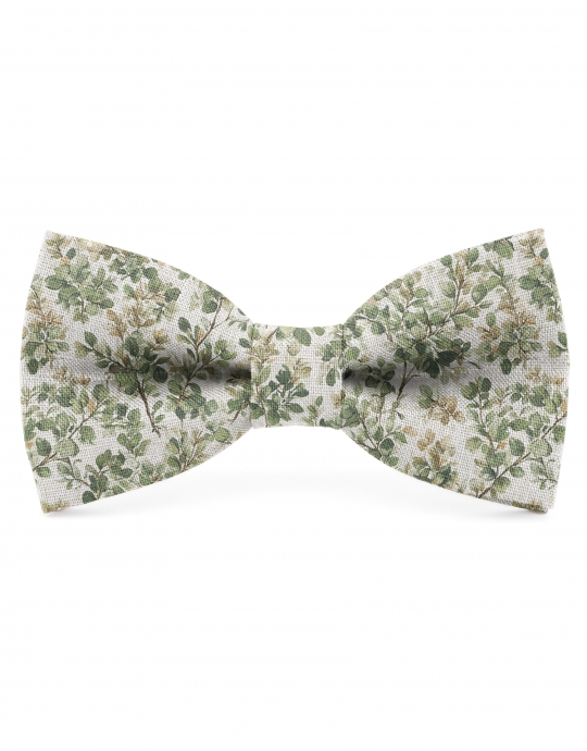 CANOPY - LINNEN BLOEMEN STRIK - BEIGE & GROEN