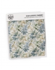 HORIZON - BICOLOR LINNEN BLOEMEN STRIK - BEIGE & GROEN