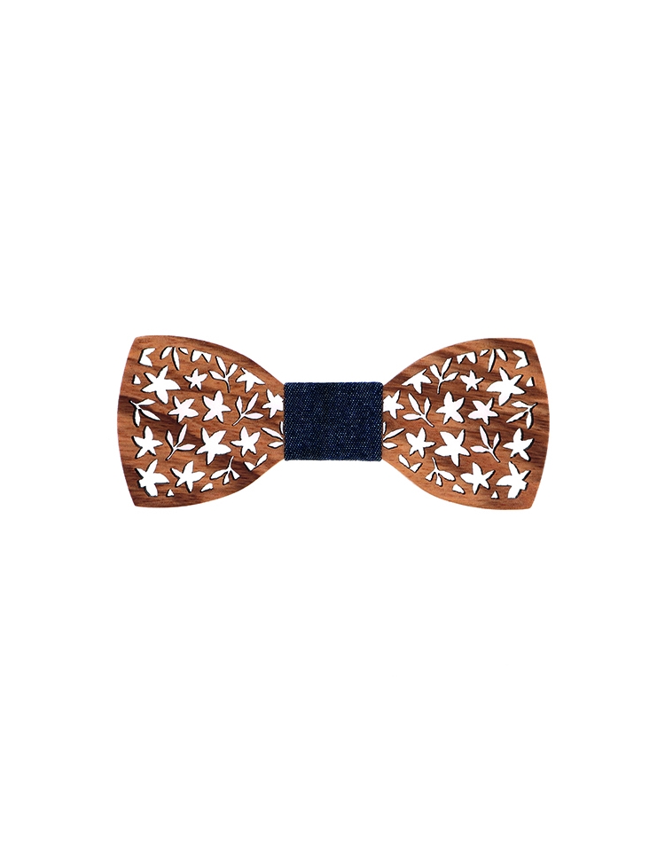 LIMA ZEBRA - WOODEN BOW TIE