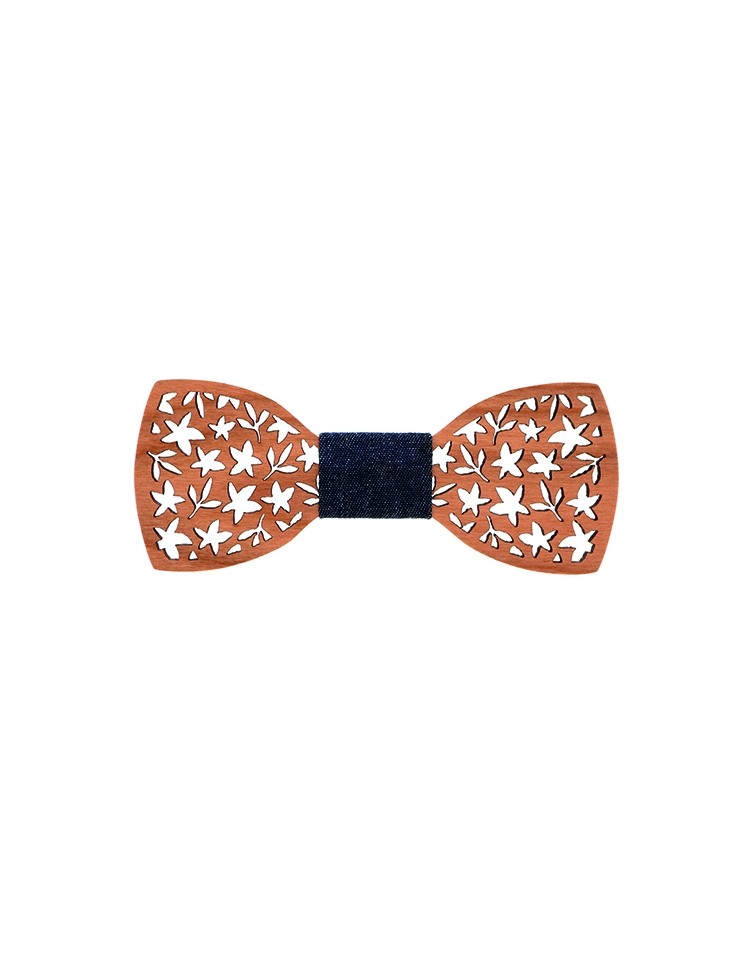 LIMA CHERRY - WOODEN BOW TIE