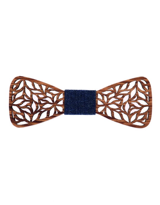 NAGOYA ZEBRA - WOODEN BOW TIE