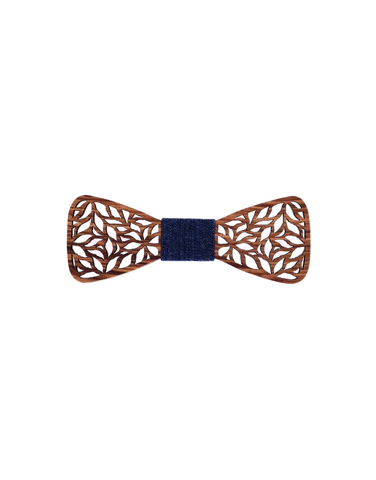 NAGOYA ZEBRA - WOODEN BOW TIE