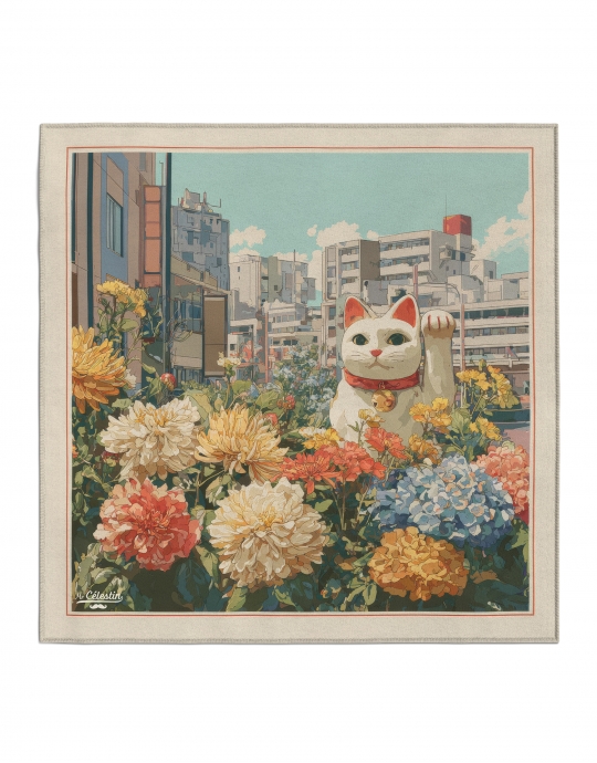LUCKY BLOOMY - POCHET - ARTY SQUARE