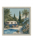 CYPRESS CARAVAN - POCHETTE ARTY SQUARE