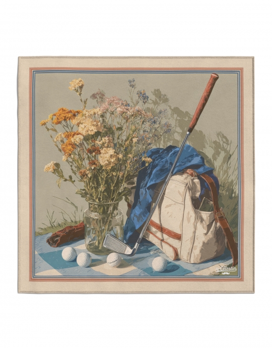 BOUQUET ON PAR - POCHET - ARTY SQUARE