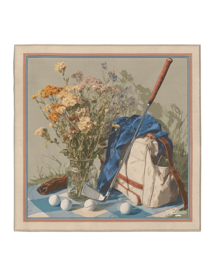 BOUQUET ON PAR - POCHETTE ARTY SQUARE