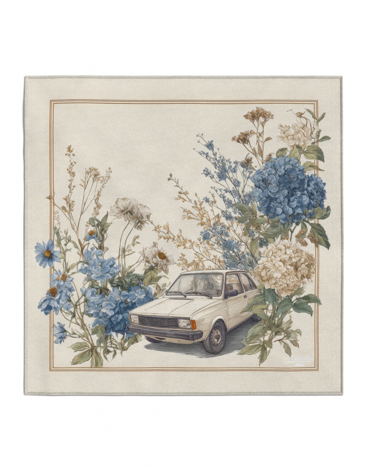 WRECKED & WILD - POCHETTE ARTY SQUARE