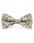 FUREN - FLORAL BOW TIE - CLASSIC - BEIGE, KHAKI & SAGE GREEN