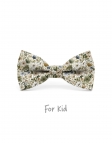 FUREN - KID or TEEN BOW TIE - BEIGE, KHAKI & SAGE GREEN